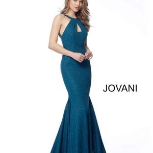 Jovani Peacock Dress Style 67702